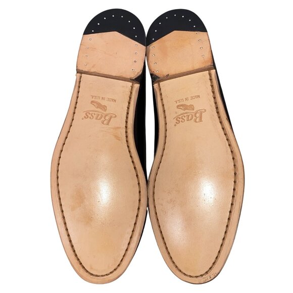G.H. Bass & Co. Weejuns Tassel Loafers Black Leather Men’s Size 10 D - Picture 12 of 15